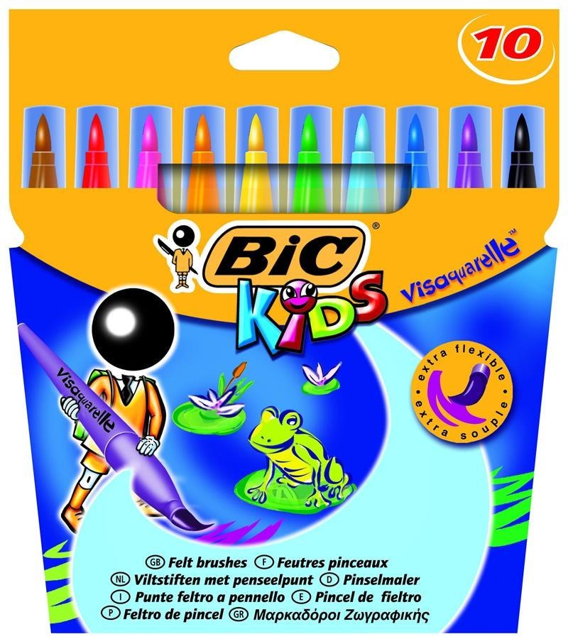 TIPS BIC KIDS VISAQUARELLE BOX 10 PCS.